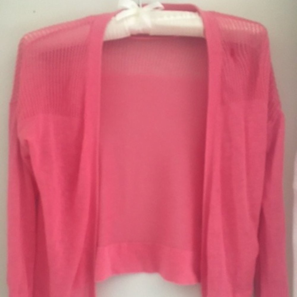 Salmon Colored Cardigan